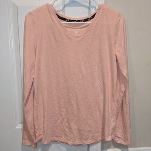 Plain pink long sleeve